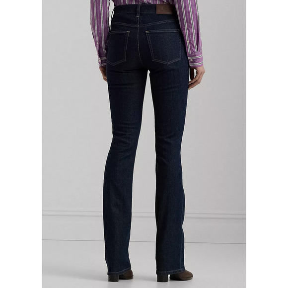 Lauren Ralph Lauren High-Rise Bootcut Jeans Petite Size 14P - Picture 2 of 3